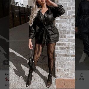Fashion Nova Faux Leather Jacket
